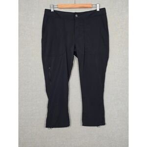 Columbia Women's Black Anytime Casual Omni Shield Hiking Capris 8